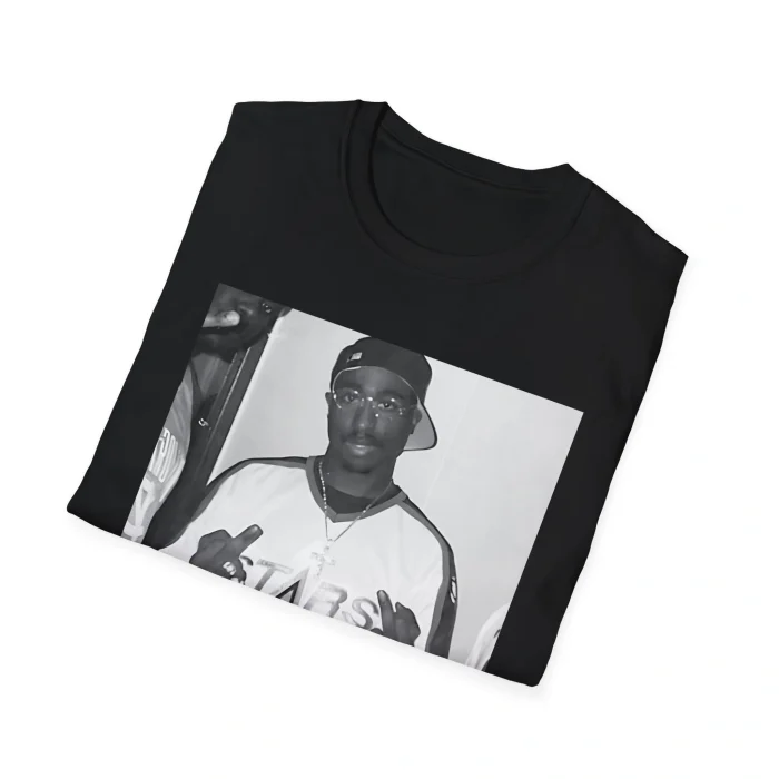 Dallas Stars Tupac Middle Finger Shirt - Image 2